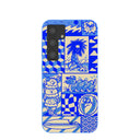 Electric Blue Summer Blues Samsung Galaxy S24 Case