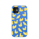 Electric Blue Sunny Ducklings iPhone 12 Mini Case