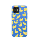 Electric Blue Sunny Ducklings iPhone 12/ iPhone 12 Pro Case
