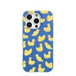 Electric Blue Sunny Ducklings iPhone 16 Pro Case