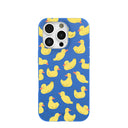 Electric Blue Sunny Ducklings iPhone 16 Pro Case