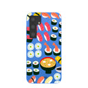 Electric Blue Sushi Night Samsung Galaxy S24 Case
