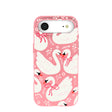Bubblegum Pink Swan Garden iPhone Air Case