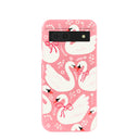 Bubblegum Pink Swan Garden Google Pixel 8a Case