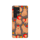 Chocolate Brown Sweet Capybaras Samsung Galaxy S25 Ultra Case