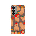 Chocolate Brown Sweet Capybaras Samsung Galaxy S26+(Plus) Case