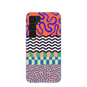 Electric Blue Tangerine Mix Samsung Galaxy S25 Case