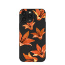 Black Tiger Lily iPhone 13 Pro Max Case