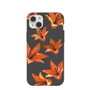Black Tiger Lily iPhone 14 Plus Case