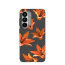 Black Tiger Lily Samsung Galaxy S26 Case