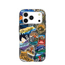 Black Trail Stickers iPhone 17 Pro Case