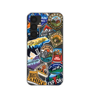 Black Trail Stickers Samsung Galaxy S25+(Plus) Case