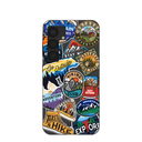 Black Trail Stickers Samsung Galaxy S25 Case