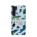 Powder Blue Tropical Rainforest Samsung Galaxy S25+(Plus) Case