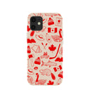 Seashell True North Red iPhone 12 Mini Case