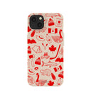 Seashell True North Red iPhone 13 Case