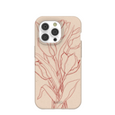 Seashell Tulip Bouquet iPhone 14 Pro Case