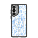 Clear Tulip Dreams Samsung Galaxy S26+(Plus) Case With Noir Ridge (Magnetic Charging included)