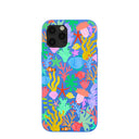 Electric Blue Underwater Blooms iPhone 12 Pro Max Case