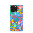 Electric Blue Underwater Blooms iPhone 13 Pro Case