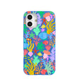 Electric Blue Underwater Blooms iPhone 16 Plus Case