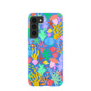 Electric Blue Underwater Blooms Samsung Galaxy S22 Case