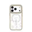Clear Vanilla Flora iPhone 17 Pro Case With London Fog Ridge (MagSafe included)