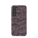 Chocolate Brown Vintage Catch Samsung Galaxy S23 Case