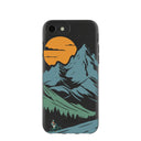Black Vintage Peaks iPhone 6/6s/7/8/SE Case