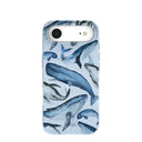 Powder Blue Whales iPhone Air Case