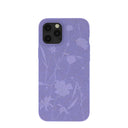 Lavender Wildflower Stitching iPhone 12 Pro Max Case