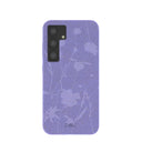 Lavender Wildflower Stitching Samsung Galaxy S24 Case