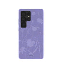 Lavender Wildflower Stitching Samsung Galaxy S25 Ultra Case