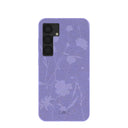 Lavender Wildflower Stitching Samsung Galaxy S25 Case