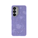 Lavender Wildflower Stitching Samsung Galaxy S26 Case