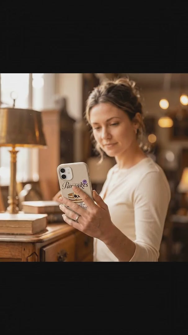 Seashell Pancake Time iPhone 15 Case - Product video demonstration