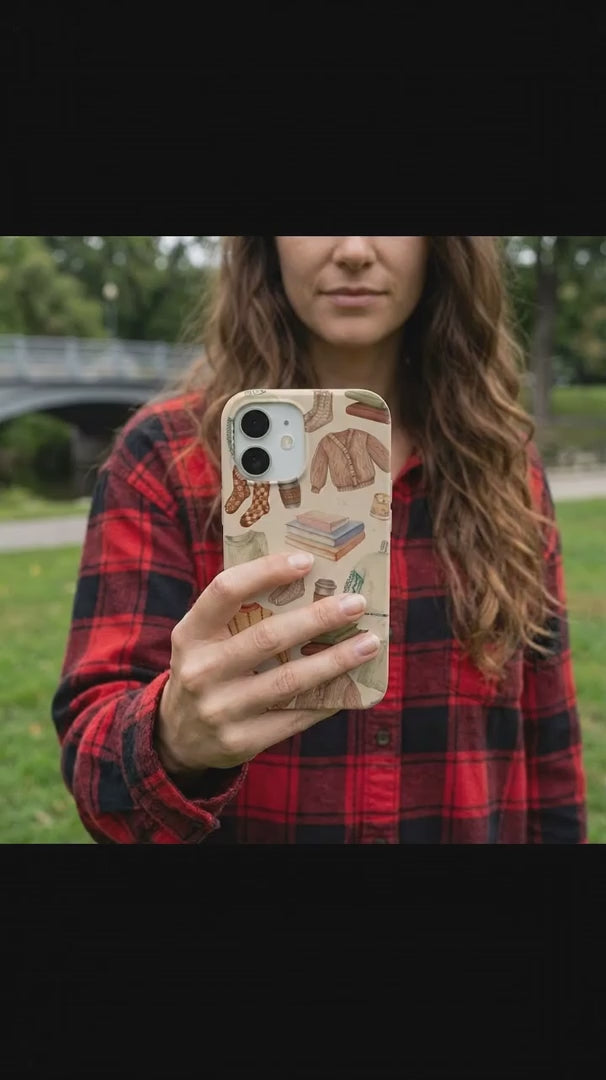 Seashell Cozy Mornings iPhone 16 Case - Product video demonstration