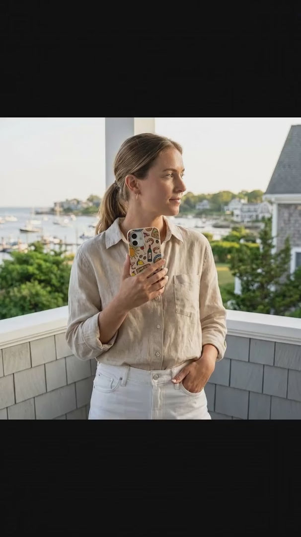 Seashell Coastal Bites iPhone 16 Case - Product video demonstration