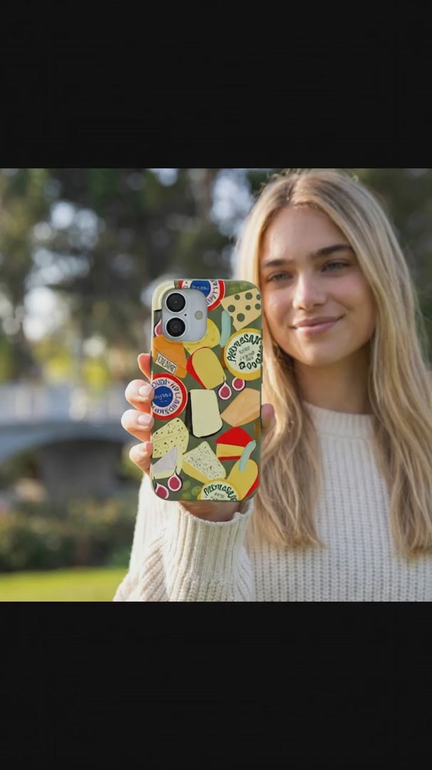 Forest Floor Cheese Spread iPhone 16 Pro Max Case - Product video demonstration