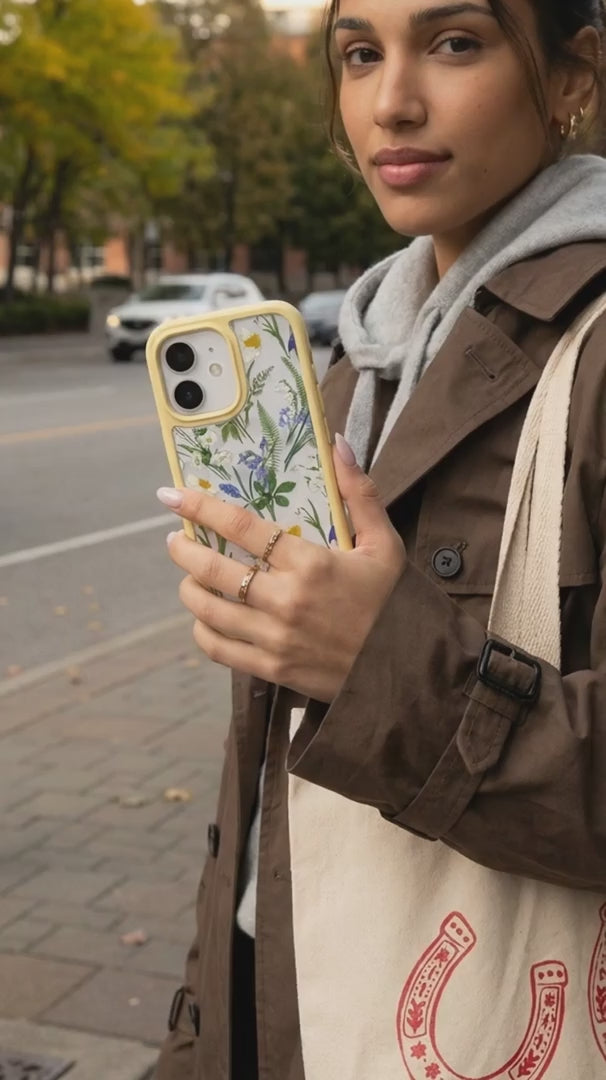 Clear Daffodil Bouquet iPhone 17 Pro Max Case With Sunbeam Ridge (MagSafe included)