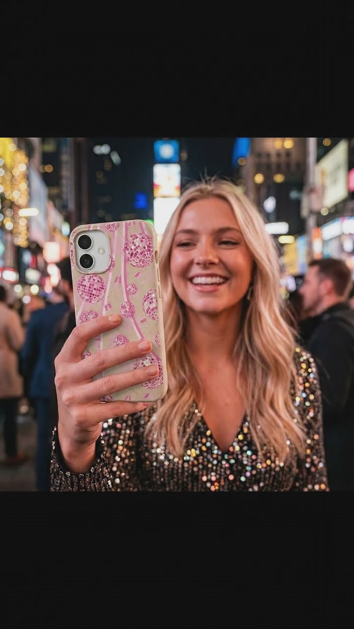 Seashell Dancing Lights iPhone 17 Case - Product video demonstration