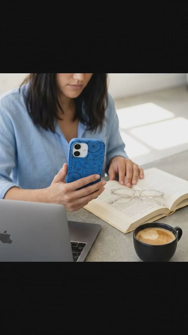 Electric Blue Changing Gears iPhone 17 Pro Case - Product video demonstration