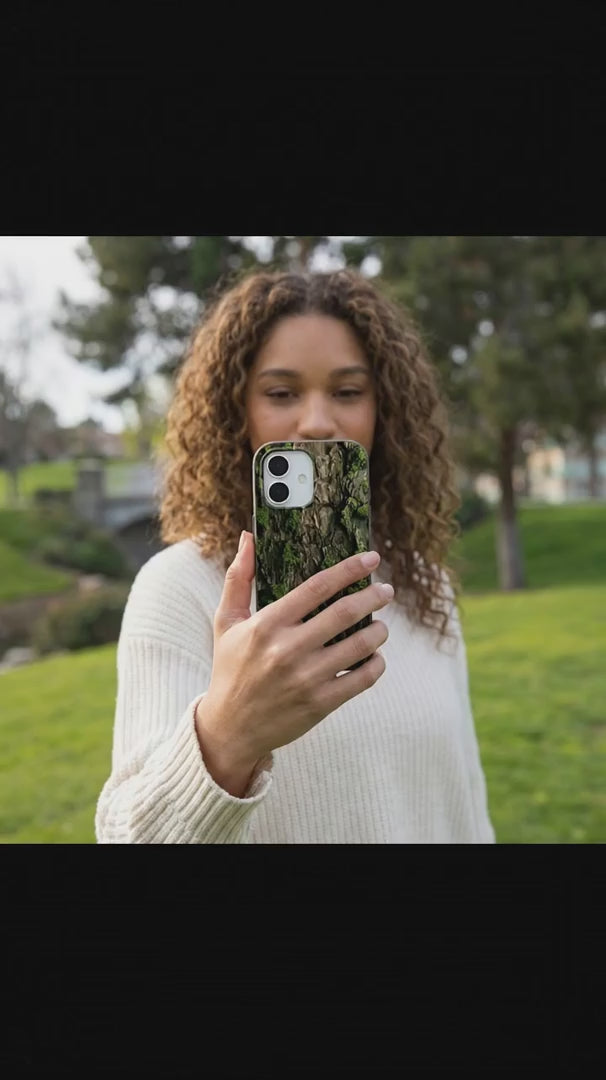 Black Tree Bark iPhone 17 Pro Case - Product video demonstration