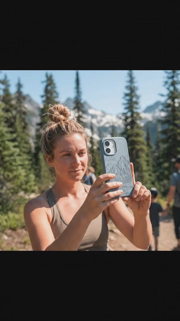 Powder Blue Rockies iPhone 16 Case - Product video demonstration
