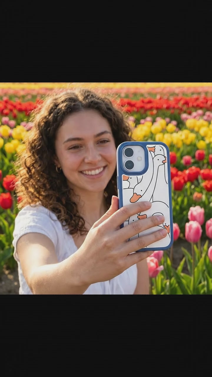 Clear Silly Goose iPhone 17 Case With True Blue Ridge (MagSafe included) - Product video demonstration