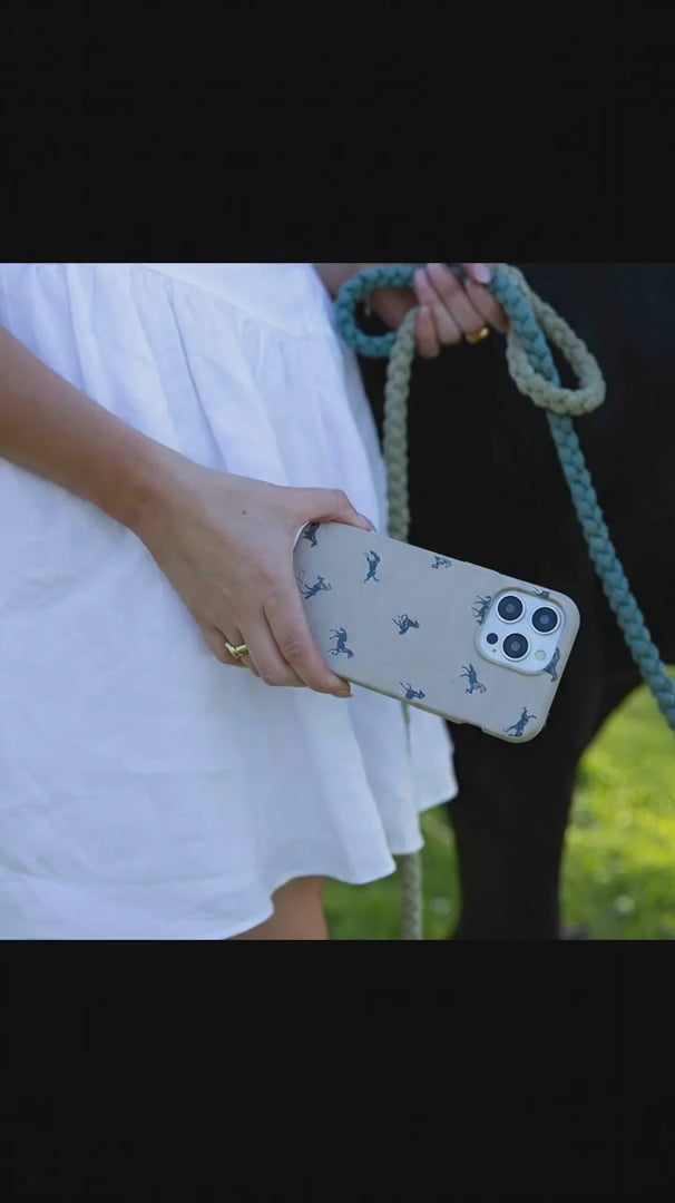 London Fog Mini Horses iPhone 16 Case - Product video demonstration