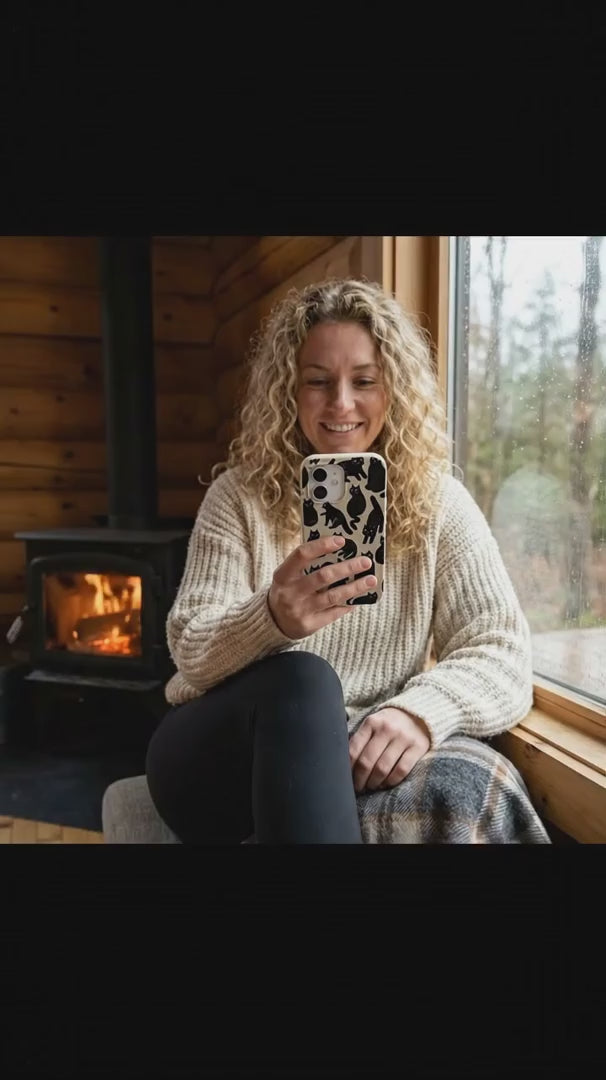 London Fog Night Meowers iPhone 17 Pro Case - Product video demonstration