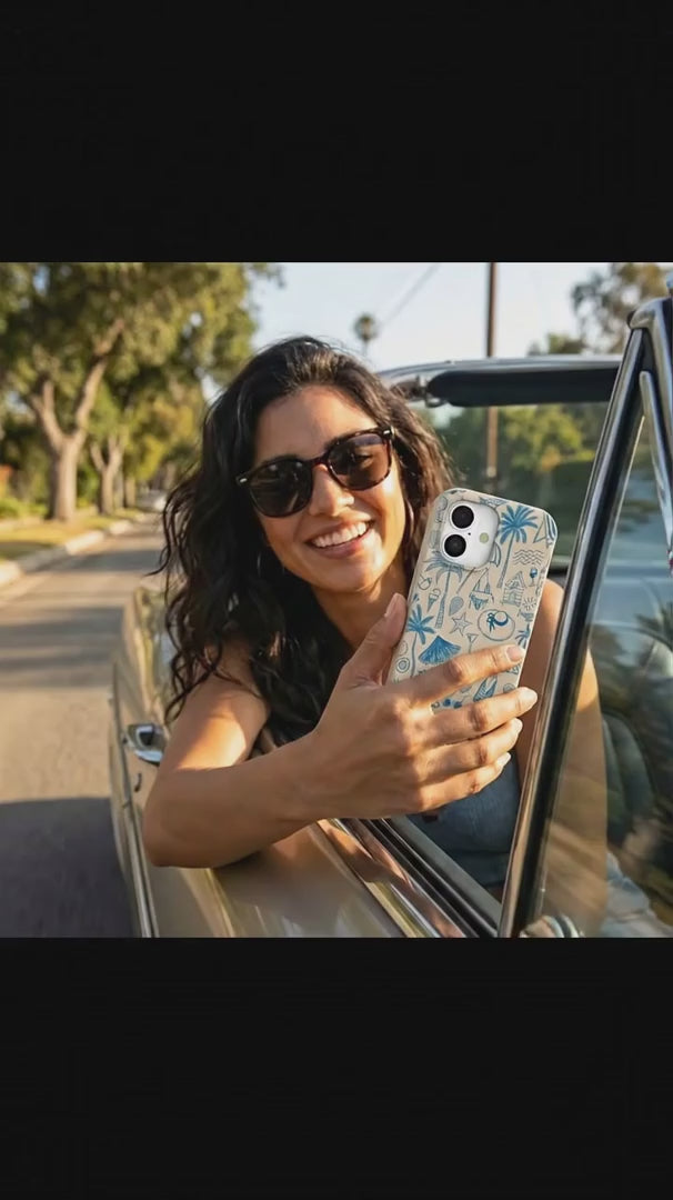 Seashell Salted Ink iPhone 16 Case - Product video demonstration