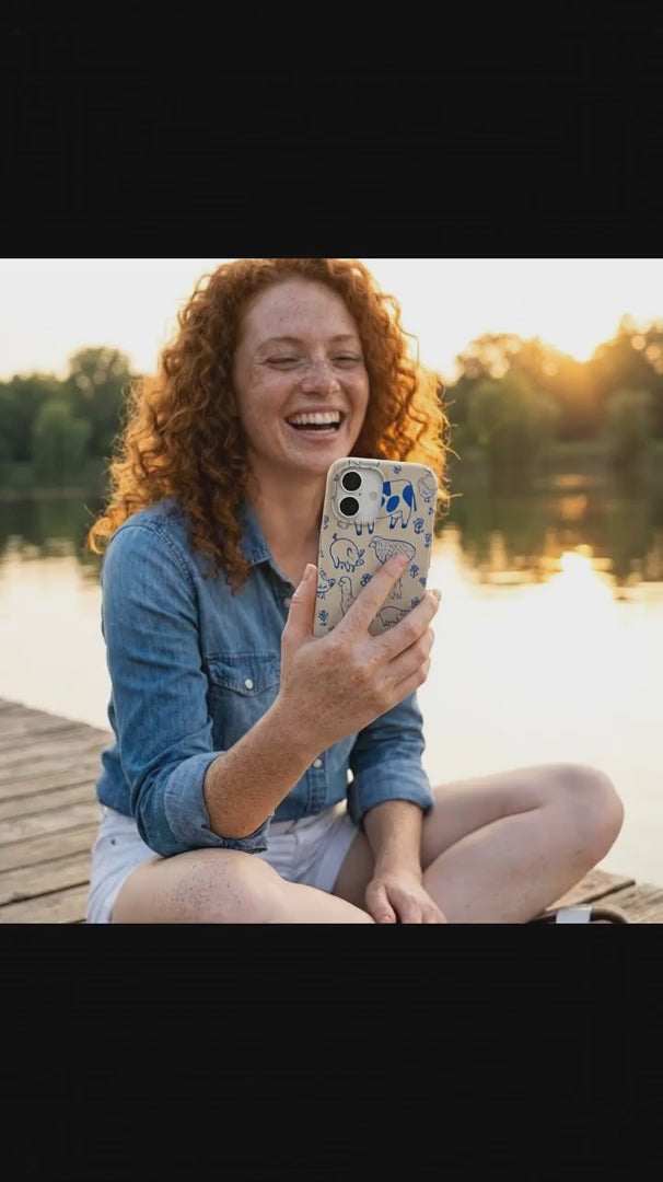 London Fog Happy Farmyard iPhone 15 Pro Case - Product video demonstration