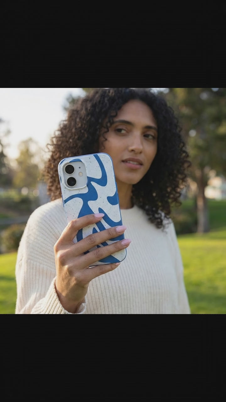 Electric Blue Blue Crush iPhone 17 Case - Product video demonstration